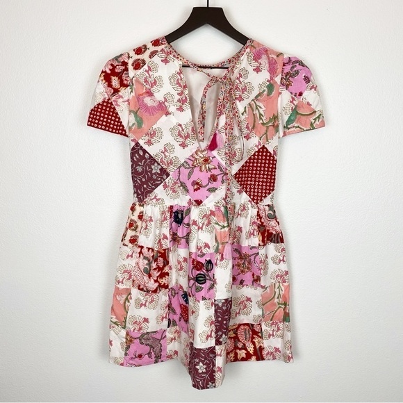 Alix of Bohemia Anika Patchwork Mini Dress - Picture 9 of 10